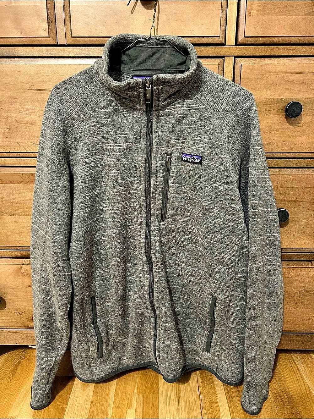 Patagonia Men's Better Sweater Full-Zip Fleece Jacket Gray Large
